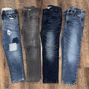 5T Boy Blue and Gray Jeans Set